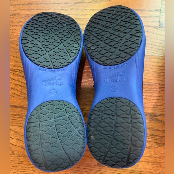 Marlee Dansko slip on grey and blue walking tennis shoes sneaker size 38 (7.5-8) - Picture 10 of 13